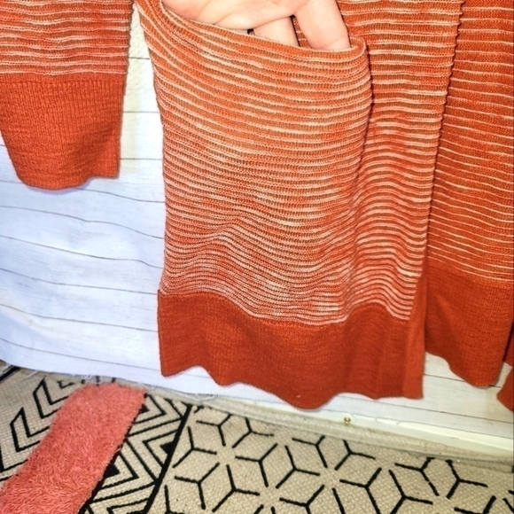 MADEWELL SUMMER RYDER RED ORANGE CARDIGAN, SZ XS - Picture 6 of 12